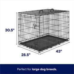 Frisco Heavy Duty Fold & Carry Single Door Collapsible Wire Dog Crate 10 Frisco Heavy Duty Fold & Carry Single Door Collapsible Wire Dog Crate -Cat Dog Supply Store 109783 PT1. AC SS1800 V1667228348