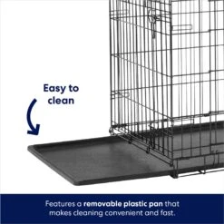 Frisco Heavy Duty Fold & Carry Double Door Collapsible Wire Dog Crate -Cat Dog Supply Store 109789 PT3. AC SS1800 V1667228422