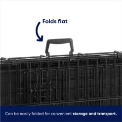 Frisco Heavy Duty Fold & Carry Double Door Collapsible Wire Dog Crate -Cat Dog Supply Store 109789 PT5. AC SS1800 V1667228785