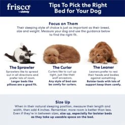 Frisco Pillow Dog Bed W/ Removeable Cover -Cat Dog Supply Store 113294 PT7. AC SS1800 V1668199311