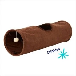 Frisco 35-in Foldable Crinkle Play Tunnel With 1 Window -Cat Dog Supply Store 140166 PT2. AC SS1800 V1695670747