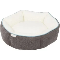 Frisco Sherpa Hexagon Bolster Cat & Dog Bed -Cat Dog Supply Store 144813 PT2. AC SS1800 V1566404009