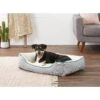 Frisco Sherpa Rectangular Bolster Cat & Dog Bed -Cat Dog Supply Store 144851 MAIN. AC SS1800 V1568843576