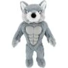 Frisco Wolf Muscle Plush Squeaky Dog Toy -Cat Dog Supply Store 147082 Main. AC SS1800 V1539206014