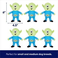 Frisco Flying Saucer & Aliens Hide & Seek Puzzle Plush Squeaky Dog Toy -Cat Dog Supply Store 152812 PT2. AC SS1800 V1691776643