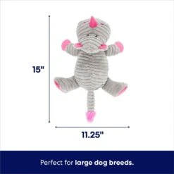Frisco Rhino Corduroy Plush Squeaky Dog Toy 9 Frisco Rhino Corduroy Plush Squeaky Dog Toy -Cat Dog Supply Store 152828 PT1. AC SS1800 V1695671089
