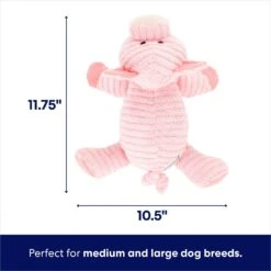 Frisco Corduroy Plush Squeaking Pig Dog Toy -Cat Dog Supply Store 152832 PT1. AC SS1800 V1692019864