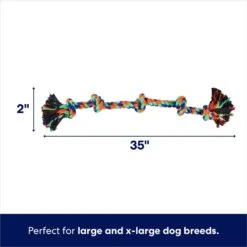 Frisco Rope With 5 Knots Dog Toy -Cat Dog Supply Store 152836 PT1. AC SS1800 V1686579148