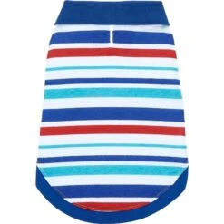 Frisco Striped Dog & Cat Polo Shirt, Red & Blue -Cat Dog Supply Store 153590 PT3. AC SS1800 V1624902157
