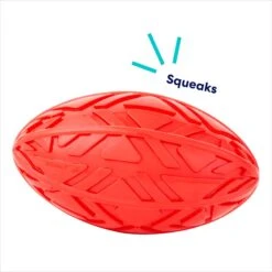 Frisco Football TPR Squeaky Dog Toy 9 Frisco Football TPR Squeaky Dog Toy -Cat Dog Supply Store 154412 PT2. AC SS1800 V1686579686