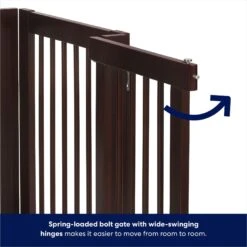 Frisco Deluxe Configurable 4-Panel Wood Dog Gate -Cat Dog Supply Store 156793 PT4. AC SS1800 V1666119140