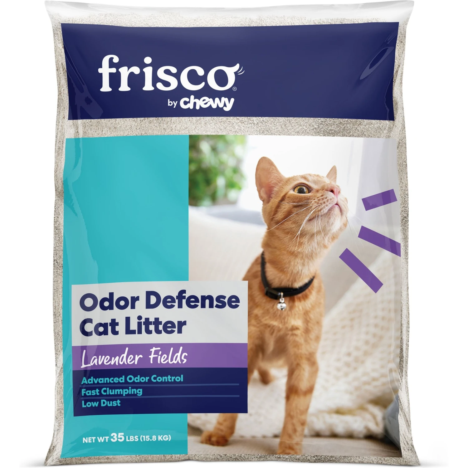 Frisco Odor Defense Lavender Fields Scented Clumping Clay Cat Litter 3 Frisco Odor Defense Lavender Fields Scented Clumping Clay Cat Litter