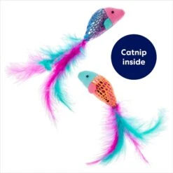 Frisco Sparkle Fish Plush Cat Toy With Catnip -Cat Dog Supply Store 166361 PT2. AC SS1800 V1686579217