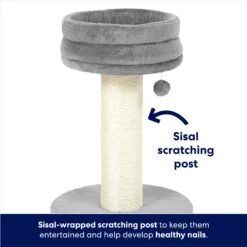 Frisco 24.8-in Heavy Duty Faux Fur Cat Tree -Cat Dog Supply Store 169397 PT2. AC SS1800 V1667229717