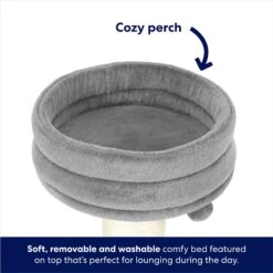 Frisco 24.8-in Heavy Duty Faux Fur Cat Tree -Cat Dog Supply Store 169397 PT3. AC SS1800 V1667229720