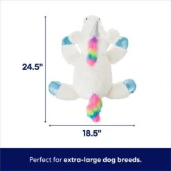 Frisco Unicorn Plush Squeaky Dog Toy -Cat Dog Supply Store 174691 PT1. AC SS1800 V1695670692