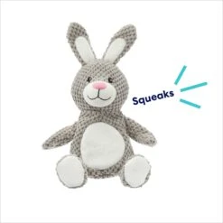 Frisco Bunny Textured Plush Squeaky Dog Toy -Cat Dog Supply Store 174693 PT2. AC SS1800 V1695670750