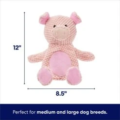 Frisco Pig Textured Plush Squeaky Dog Toy 9 Frisco Pig Textured Plush Squeaky Dog Toy -Cat Dog Supply Store 174695 PT1. AC SS1800 V1695670747