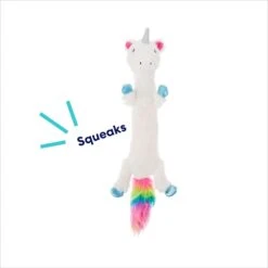 Frisco Unicorn Skinny Plush Squeaky Dog Toy -Cat Dog Supply Store 174713 PT2. AC SS1800 V1695670691