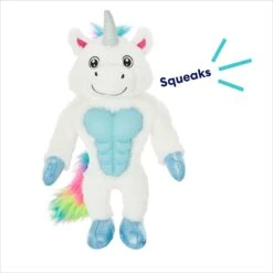 Frisco Unicorn Muscle Plush Squeaky Dog Toy -Cat Dog Supply Store 174717 PT2. AC SS1800 V1695748897