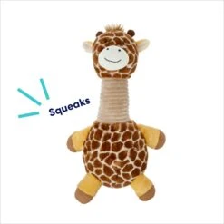 Frisco Giraffe Bobberz Plush Squeaky Dog Toy -Cat Dog Supply Store 174739 PT2. AC SS1800 V1695748840