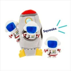 Frisco Rocket Ship Hide & Seek Puzzle Plush Squeaky Dog Toy -Cat Dog Supply Store 174753 PT3. AC SS1800 V1695670718