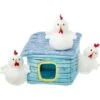 Frisco Chicken Coop Hide & Seek Puzzle Plush Squeaky Dog Toy -Cat Dog Supply Store 174755 Main. AC SS1800 V1572616725