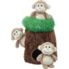 Frisco Monkeys In Tree Hide & Seek Puzzle Plush Squeaky Dog Toy -Cat Dog Supply Store 174759 Main. AC SS1800 V1572643420