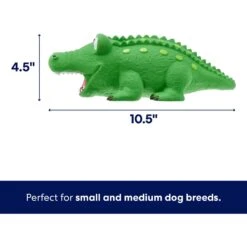 Frisco Alligator Latex Squeaky Dog Toy -Cat Dog Supply Store 174772 PT1. AC SS1800 V1686580079