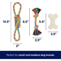 Frisco Jungle Pals Plush & Rope Variety Pack Dog Toy -Cat Dog Supply Store 177819 PT2. AC SS1800 V1686579629