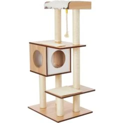Frisco 47.5-in Modern Cat Tree & Condo -Cat Dog Supply Store 177904 PT5. AC SS1800 V1584453379