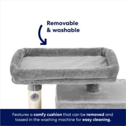 Frisco 33-in Faux Fur Cat Tree & Condo -Cat Dog Supply Store 180389 PT3. AC SS1800 V1667227151