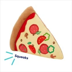 Frisco Pizza Slice Plush Squeaky Dog Toy -Cat Dog Supply Store 213818 PT2. AC SS1800 V1695748417