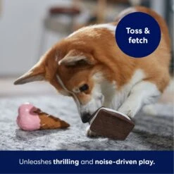 Frisco Ice Cream Sandwich & Ice Cream Cone Latex Squeaky Dog Toy -Cat Dog Supply Store 213840 PT3. AC SS1800 V1695242030