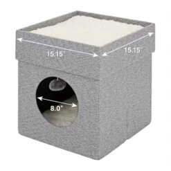 Frisco Single Cube Stackable And Collapsible Cat Condo -Cat Dog Supply Store 214367 PT1. AC SS1800 V1603929535