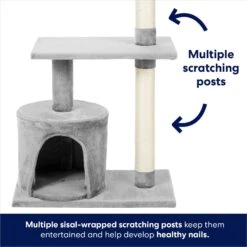 Frisco 38-in Cat Tree With Condo, Top Perch & Toy -Cat Dog Supply Store 214377 PT3. AC SS1800 V1667227088