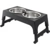 Frisco Stainless Steel Bowls With Adjustable Elevated Holder -Cat Dog Supply Store 216015 MAIN. AC SS1800 V1591020379