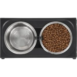 Frisco Stainless Steel Bowls With Adjustable Elevated Holder -Cat Dog Supply Store 216015 PT4. AC SS1800 V1591020390