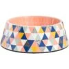 Frisco Colorful Geometric Melamine Bowl -Cat Dog Supply Store 216054 MAIN. AC SS1800 V1591020748