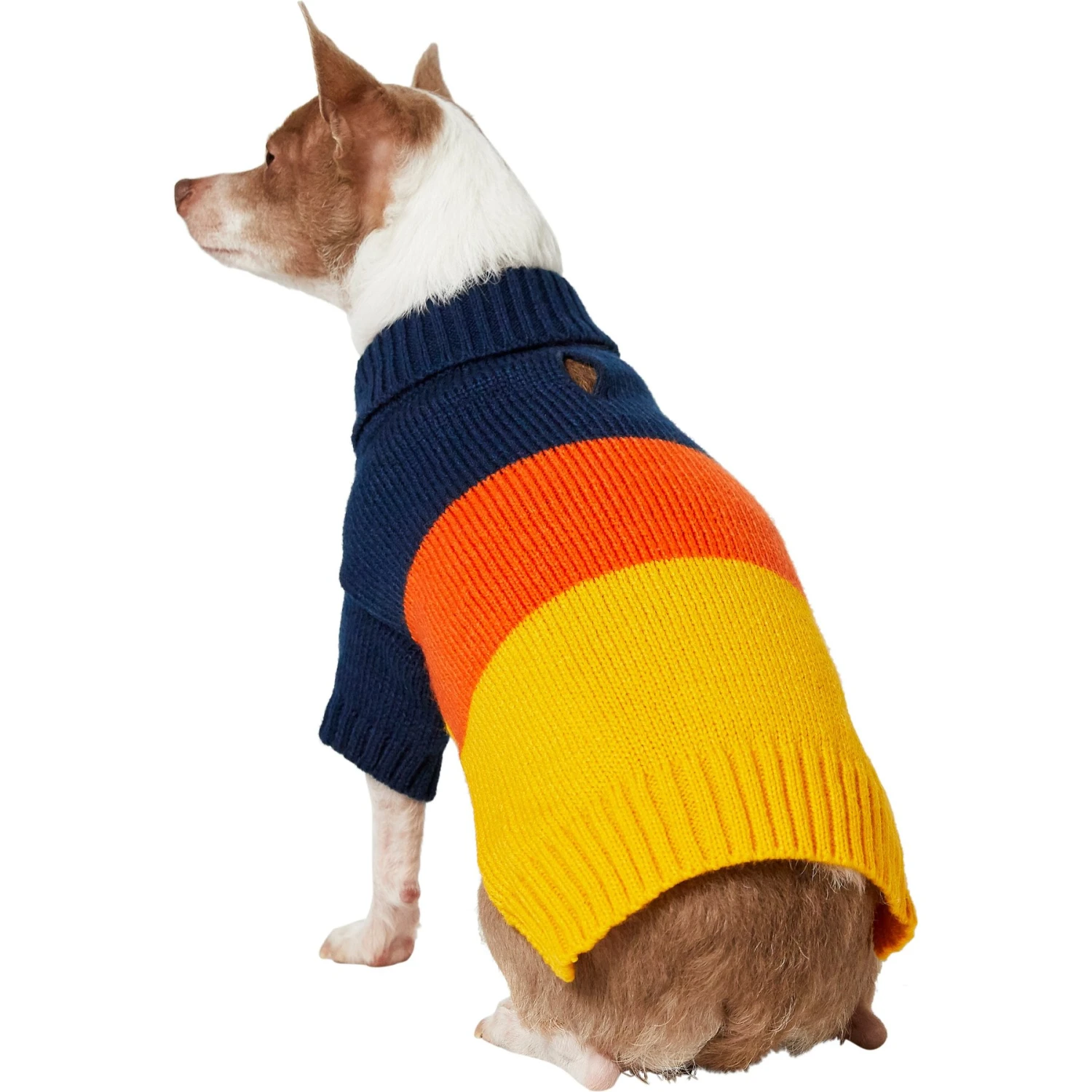 Frisco Colorblock Dog & Cat Turtleneck Sweater With Sleeves 3 Frisco Colorblock Dog & Cat Turtleneck Sweater With Sleeves