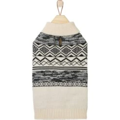 Frisco Black & Cream Turtleneck Sweater -Cat Dog Supply Store 223850 PT3. AC SS1800 V1599053779