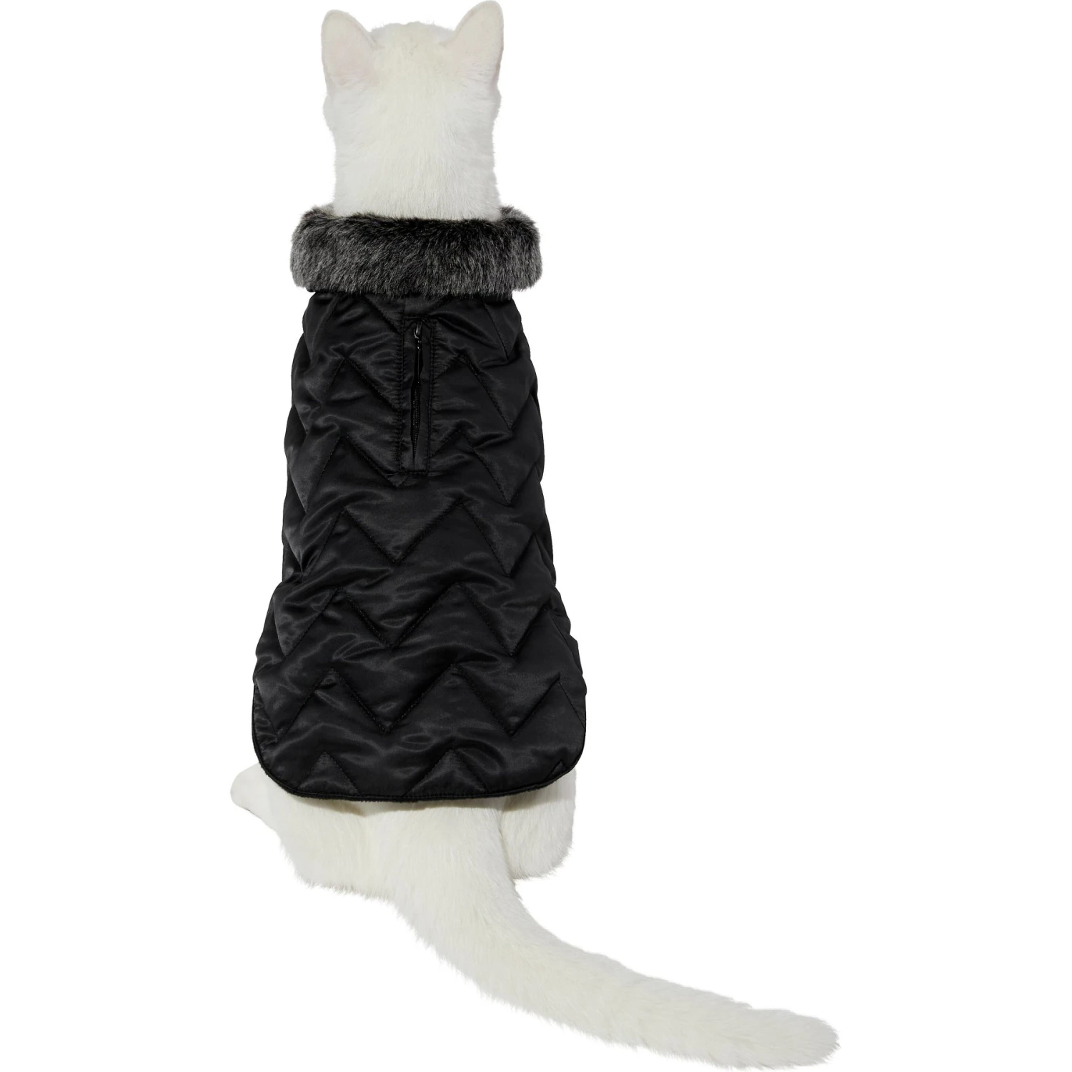 Frisco Mediumweight Chevron Insulated Quilted Dog & Cat Coat 5 Frisco Mediumweight Chevron Insulated Quilted Dog & Cat Coat - Image 3