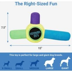 Frisco Retro Whack It! Ballistic Nylon Plush Squeaky Dog Toy -Cat Dog Supply Store 230302 PT1. AC SS1800 V1599945378