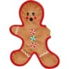 Frisco Holiday Gingerbread Man Flat Plush Squeaky Dog Toy -Cat Dog Supply Store 233241 MAIN. AC SS1800 V1694813159