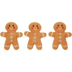 Frisco Holiday Milk & Gingerbread Cookies Hide & Seek Puzzle Plush Squeaky Dog Toy -Cat Dog Supply Store 233262 PT4. AC SS1800 V1601014290
