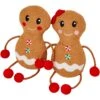 Frisco Holiday Gingerbread Pals Plush Kicker Cat Toy With Catnip, 2 Count -Cat Dog Supply Store 233303 MAIN. AC SS1800 V1694809484