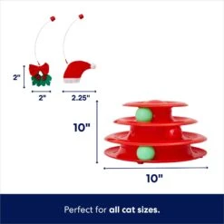 Frisco Holiday Santa Hat & Mistletoe Cat Tracks Cat Toy 8 Frisco Holiday Santa Hat & Mistletoe Cat Tracks Cat Toy -Cat Dog Supply Store 233317 PT1. AC SS1800 V1695045652