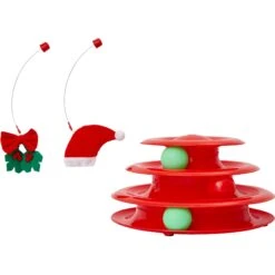 Frisco Holiday Santa Hat & Mistletoe Cat Tracks Cat Toy 10 Frisco Holiday Santa Hat & Mistletoe Cat Tracks Cat Toy -Cat Dog Supply Store 233317 PT3. AC SS1800 V1600707983
