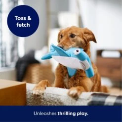 Frisco Hammerhead Shark Ballistic Nylon Plush Squeaky Dog Toy -Cat Dog Supply Store 233593 PT4. AC SS1800 V1695748352