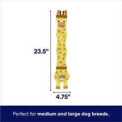 Frisco Giraffe Ballistic Nylon Stuffing-Free Squeaky Dog Toy -Cat Dog Supply Store 233611 PT1. AC SS1800 V1695748359